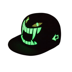 Neon Snake HipHop Cap